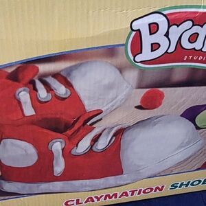 Abrand Kids Red and White Sneakers